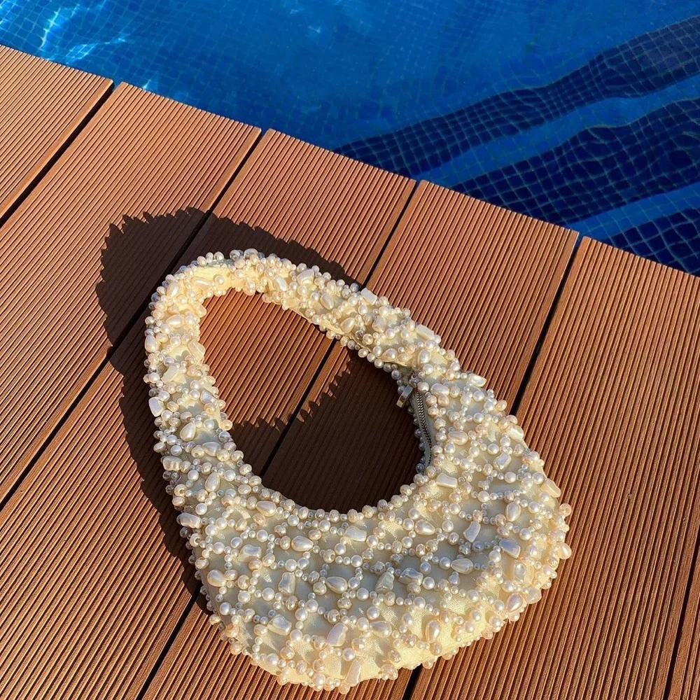 RARE Zara Pearl Shoulder Bag - Picture 13 of 17